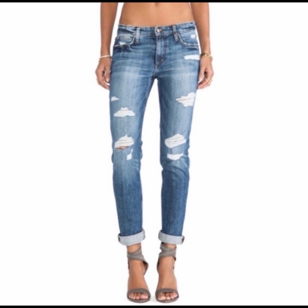 Joe’s Jeans Distressed Boyfriend Slim Jeans